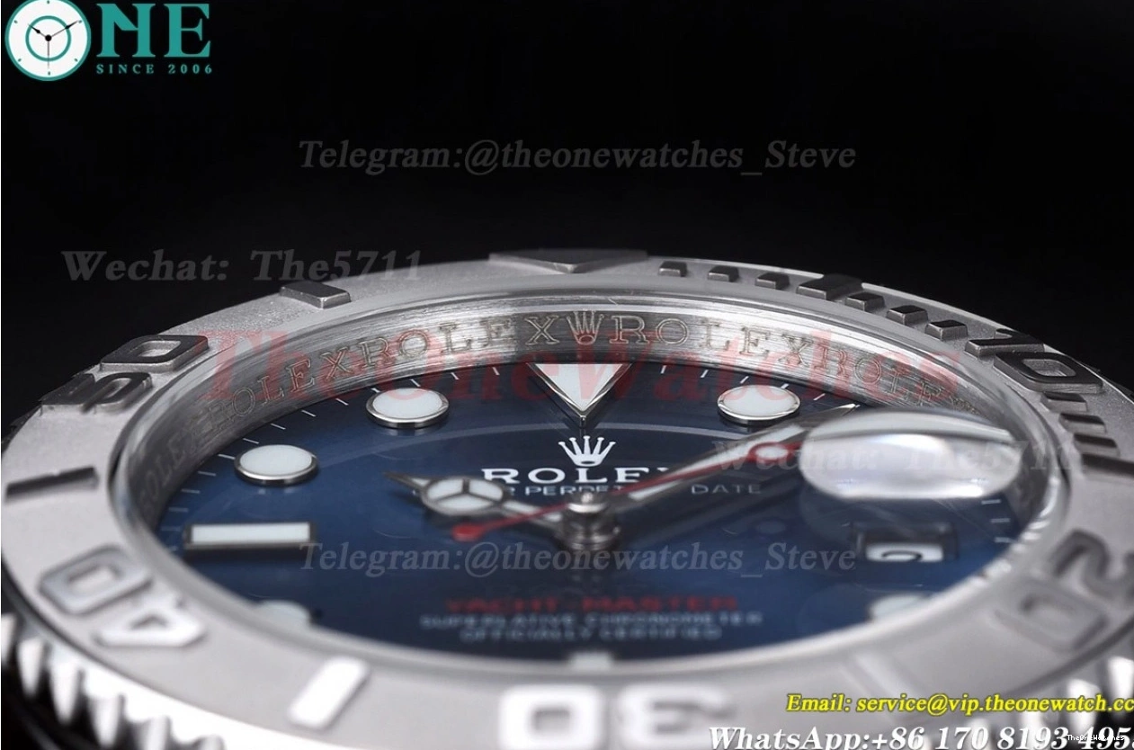 SS Blue MY8215 40mm SS Dot Yacht-Master GDF 126622 0106